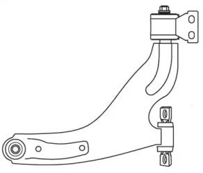 Рычаг независимой подвески колеса (FRAP: 4127)