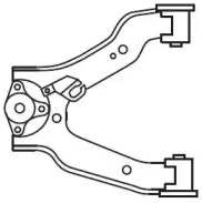 Рычаг независимой подвески колеса (FRAP: 4454)