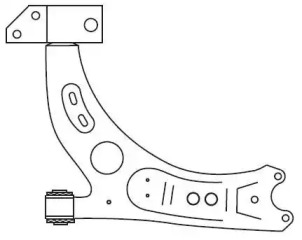 Рычаг независимой подвески колеса (FRAP: 4523)
