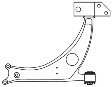 Рычаг независимой подвески колеса (FRAP: 4524)