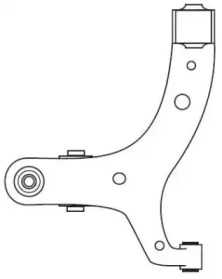 Рычаг независимой подвески колеса (FRAP: 4613)