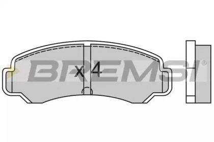 Комплект тормозных колодок (BREMSI: BP2359)