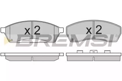 Комплект тормозных колодок (BREMSI: BP2764)