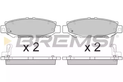 Комплект тормозных колодок (BREMSI: BP2831)