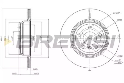 Тормозной диск (BREMSI: DBC404V)