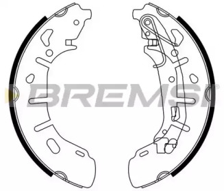 Комлект тормозных накладок (BREMSI: GF0148)