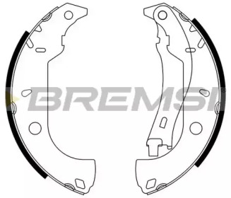 Комлект тормозных накладок (BREMSI: GF0171)