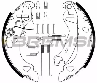 Комлект тормозных накладок (BREMSI: GF0174-1)