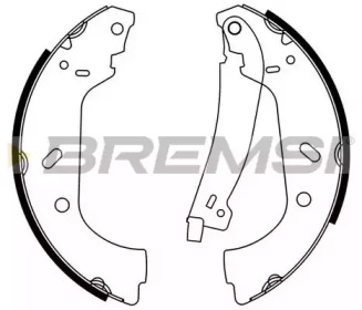 Комлект тормозных накладок (BREMSI: GF0177-2)