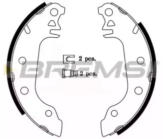Комлект тормозных накладок (BREMSI: GF0191)