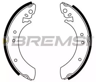 Комлект тормозных накладок (BREMSI: GF0192)