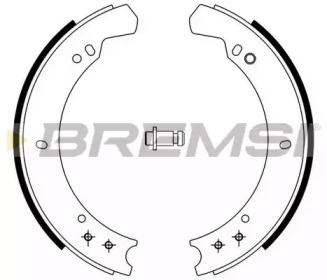 Комлект тормозных накладок (BREMSI: GF0434)