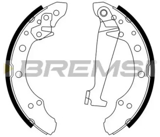 Комлект тормозных накладок (BREMSI: GF0556)