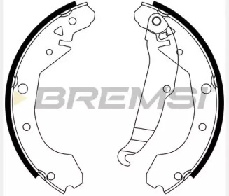 Комлект тормозных накладок (BREMSI: GF0631)