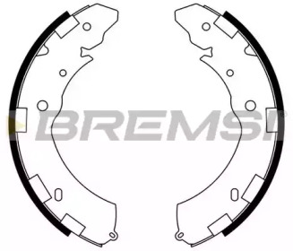 Комлект тормозных накладок (BREMSI: GF0833)