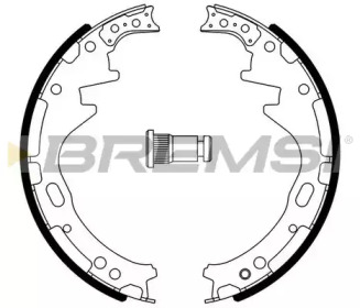 Комлект тормозных накладок (BREMSI: GF0857)