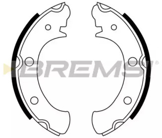 Комлект тормозных накладок (BREMSI: GF0880)