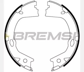 Комлект тормозных накладок (BREMSI: GF0899)