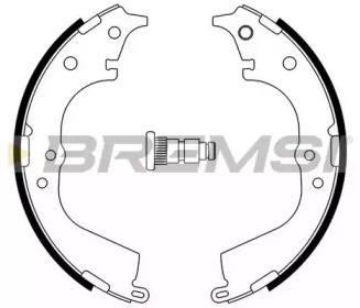 Комлект тормозных накладок (BREMSI: GF0941)