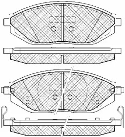 Комплект тормозных колодок (BSF: 20022)