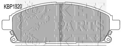Комплект тормозных колодок (KEY PARTS: KBP1820)