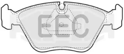 Комплект тормозных колодок (EEC: BRP0596)