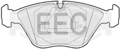 Комплект тормозных колодок (EEC: BRP0655)