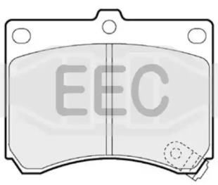 Комплект тормозных колодок (EEC: BRP0687)