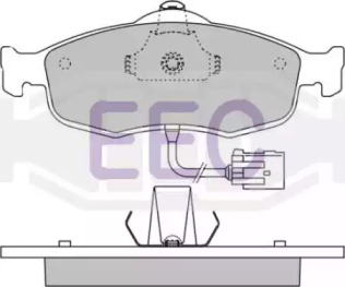 Комплект тормозных колодок (EEC: BRP0802)