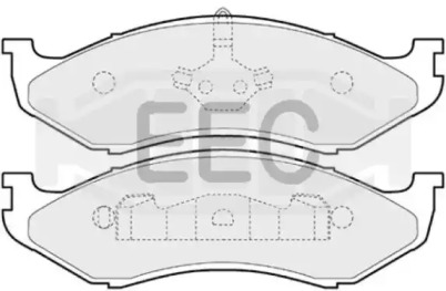 Комплект тормозных колодок (EEC: BRP0852)