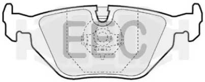 Комплект тормозных колодок (EEC: BRP0856)