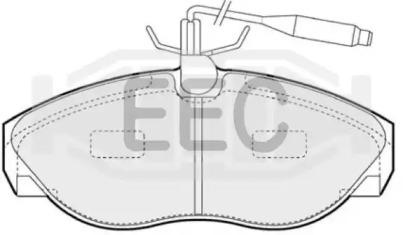 Комплект тормозных колодок (EEC: BRP0867)