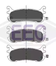 Комплект тормозных колодок (EEC: BRP0887)