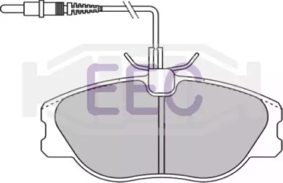 Комплект тормозных колодок (EEC: BRP0898)