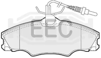 Комплект тормозных колодок (EEC: BRP0901)