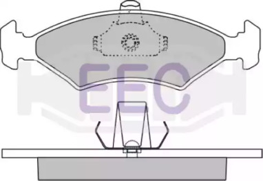 Комплект тормозных колодок (EEC: BRP0909)