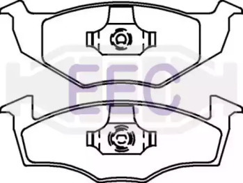 Комплект тормозных колодок (EEC: BRP0911)