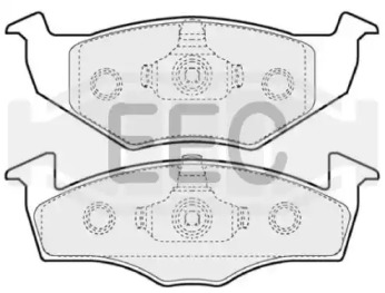 Комплект тормозных колодок (EEC: BRP0974)