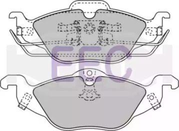 Комплект тормозных колодок (EEC: BRP1022)