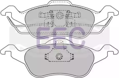 Комплект тормозных колодок (EEC: BRP1034)