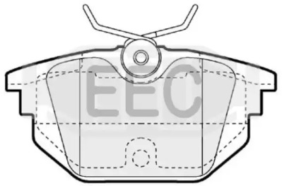 Комплект тормозных колодок (EEC: BRP1058)