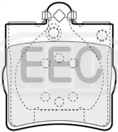 Комплект тормозных колодок (EEC: BRP1063)