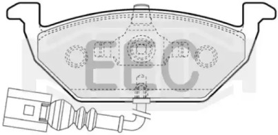 Комплект тормозных колодок (EEC: BRP1109)