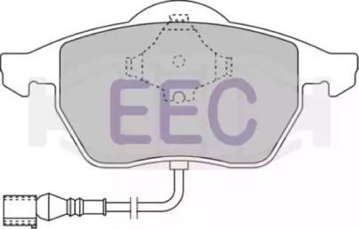 Комплект тормозных колодок (EEC: BRP1110)