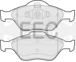 Комплект тормозных колодок (EEC: BRP1117)