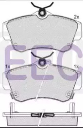 Комплект тормозных колодок (EEC: BRP1118)