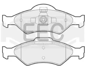 Комплект тормозных колодок (EEC: BRP1125)