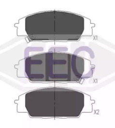 Комплект тормозных колодок (EEC: BRP1128)