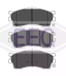 Комплект тормозных колодок (EEC: BRP1160)