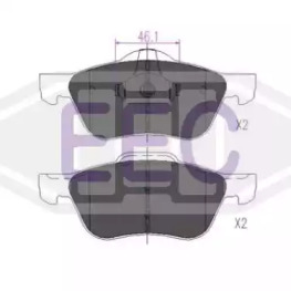 Комплект тормозных колодок (EEC: BRP1191)